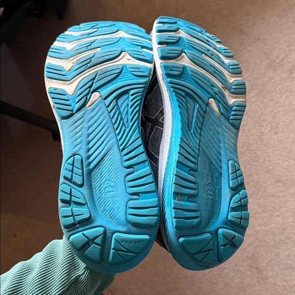 Asics Gel Kayano 29 Charcoal and Teal Athletic Sneakers size 10.5 - Picture 8 of 8